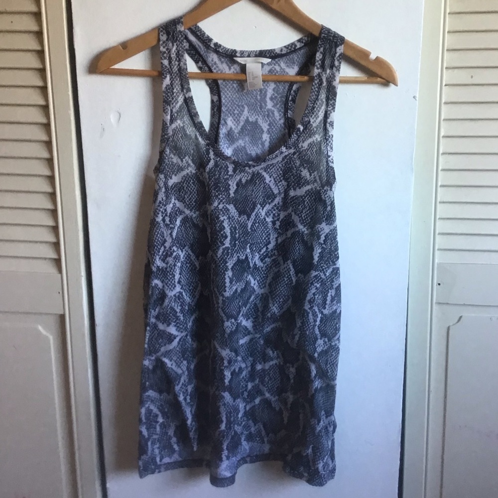 H&M Snakeskin Basic Top Sz XS